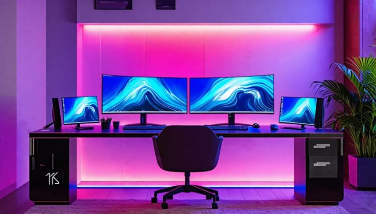 top dual 24 inch curved monitors