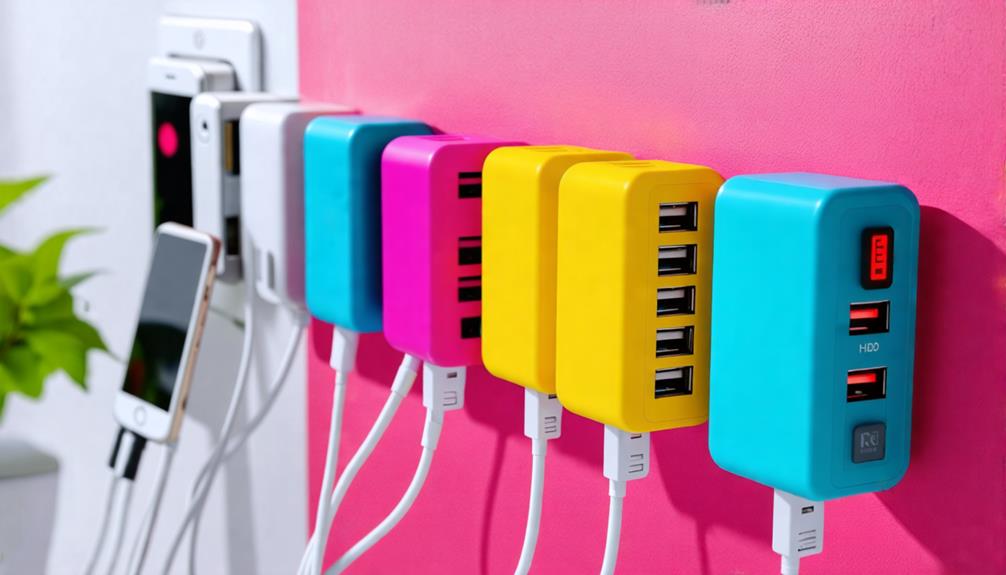 top hub block chargers