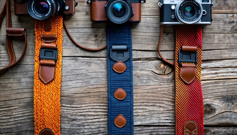 comfortable and stylish camera straps