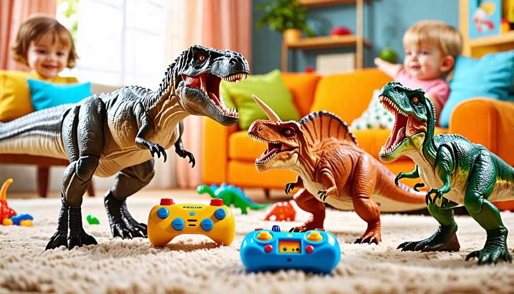 remote control dinosaurs fun