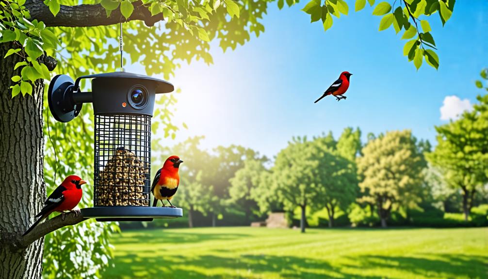 smart bird feeder cameras