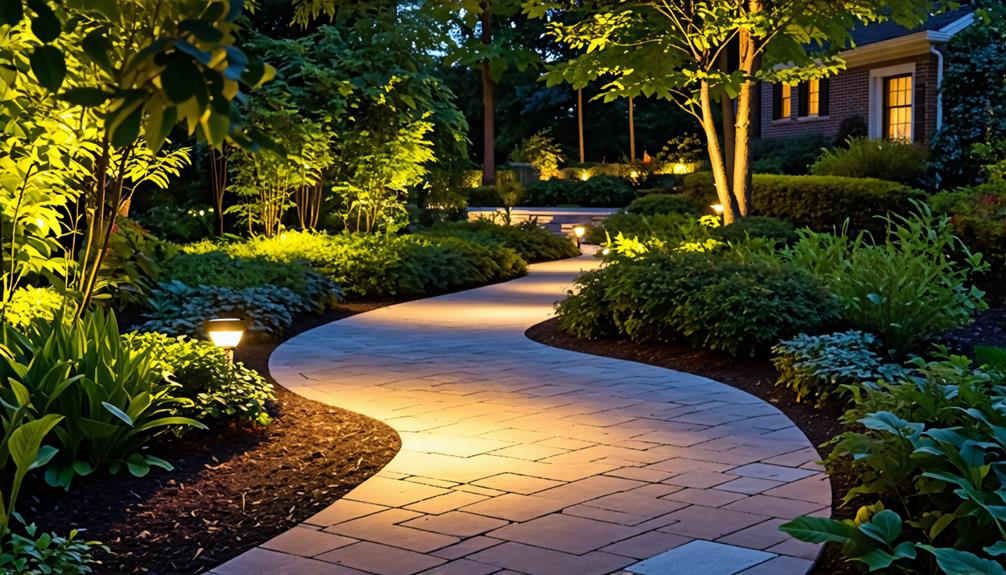 stylish outdoor smart path lights